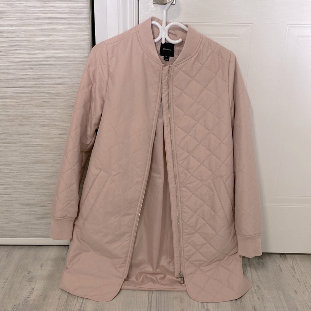 Quilted jacquard jacket pink/rose 💖